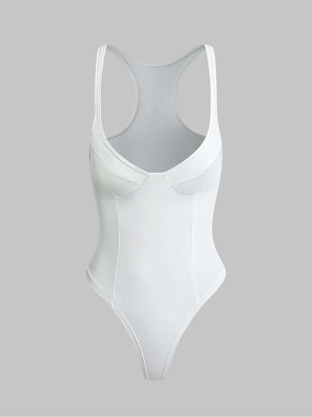 Micas Women’s White Scoop Neck Bodysuit Small NWT